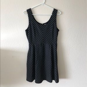 Black and White Tulle Dress with Pockets